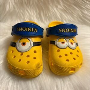 CROCS Kids Slippers - Yellow and Blue